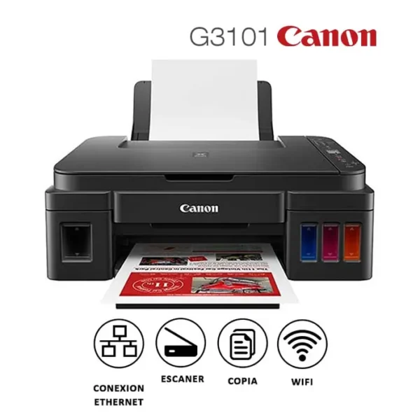 Impresora Canon Multifuncional Pixma G3101 WiFi