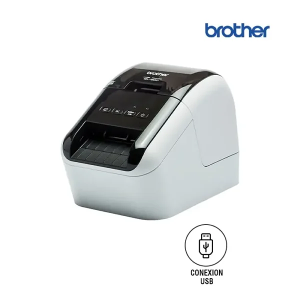 Impresora de Etiquetas Brother QL-800 Blanco y Negro