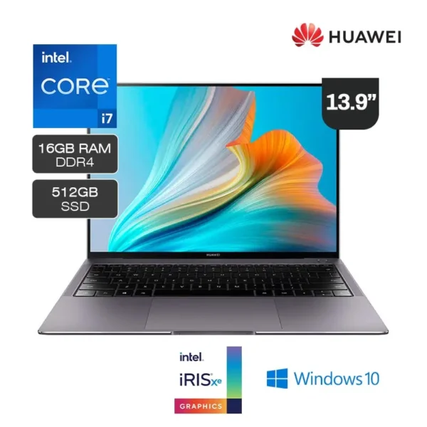 Laptop Huawei MateBook X Pro Intel Core i7-1165G7 512GB SSD 16GB ...