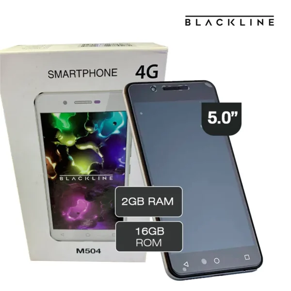 Celular Smartphone Blackline 5.0" HD 16GB Storage 2GB RAM Dual SIM