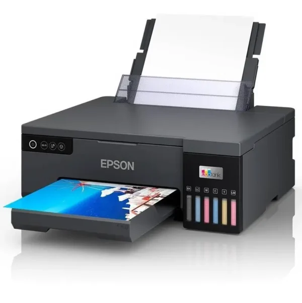 Impresora EPSON EcoTank L8050 Fotográfica Inalámbrica CD DVD PVC