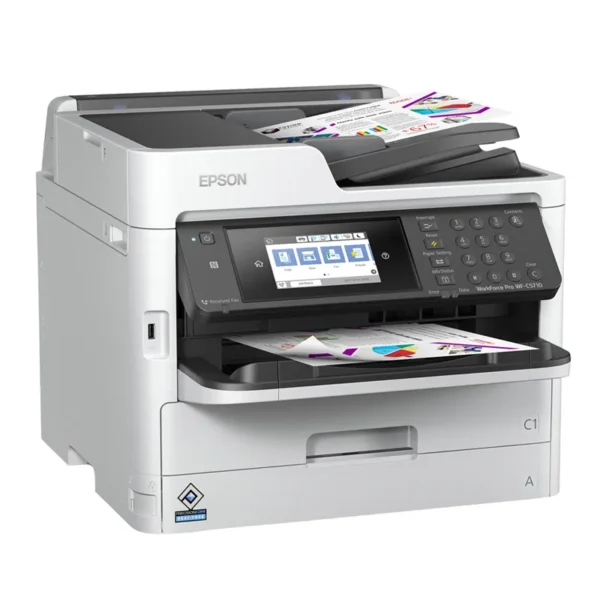 Impresora Multifuncional a Color Epson WorkForce Pro C5710 Wi-Fi Fax Red