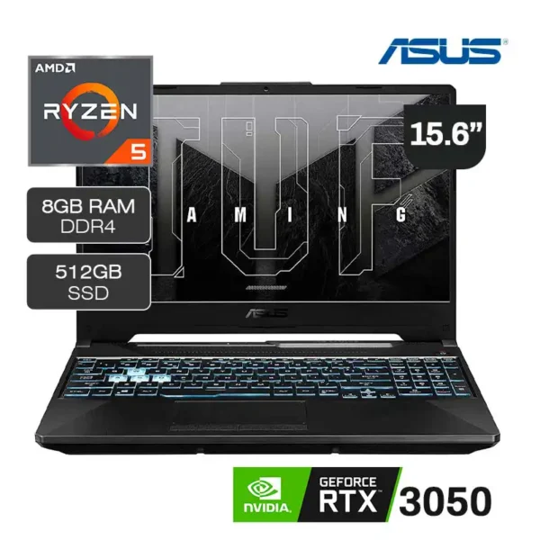 Laptop Asus TUF Gaming FA506ICB-HN105W Ryzen 5 8GB RAM 512GB SSD Video 4GB RTX 3050