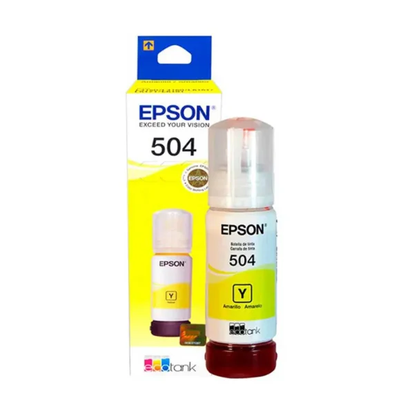 Tinta Epson T504 color negro Original para L4150, L4160, L6171