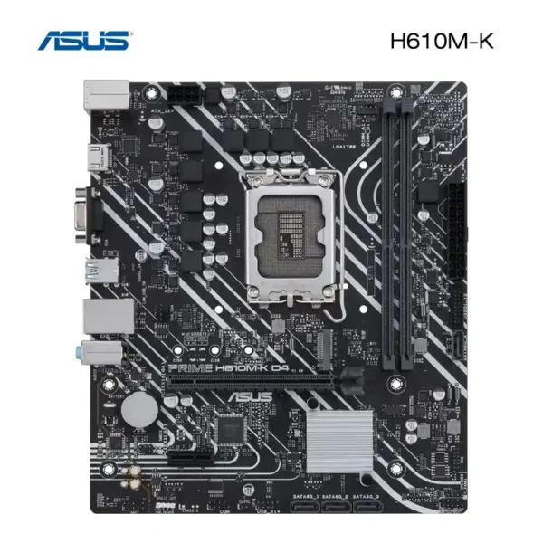 Placa Madre Asus Prime H610M-K DDR4 LGA 1700 Chipset Intel mATX
