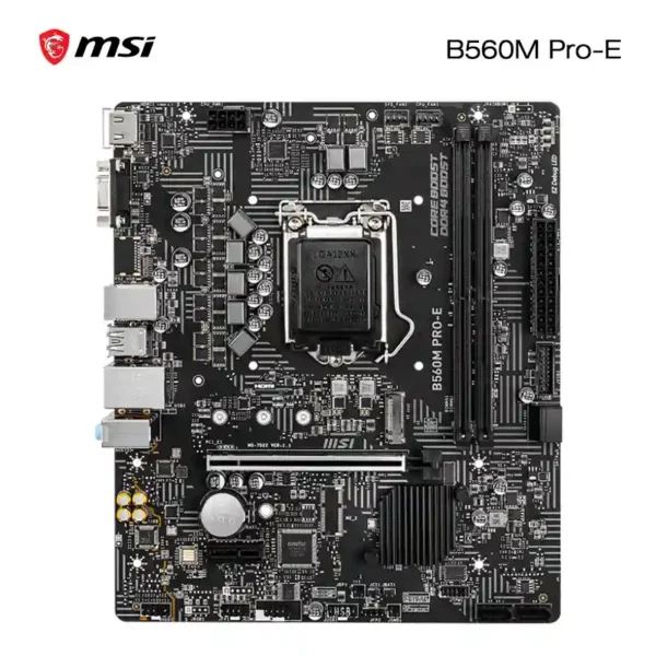 Placa Madre MSI B560M Pro-E Chipset Intel B560 mATX