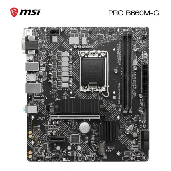Placa Madre MSI PRO B660M DDR4 Chipset Intel B660 LGA1700 mATX