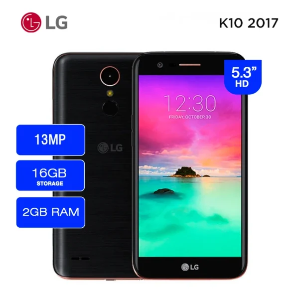 SmartPhone LG K10 2017 2GB RAM 16GB Almacenamiento Cámara 13MP