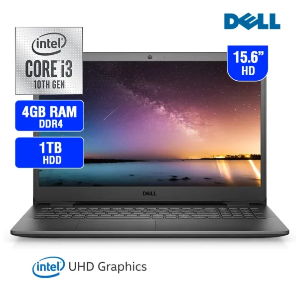 Laptop Dell Inspiron 3501 Core i3-1005G1 4GB Memoria 1TB HDD 15.6" HD