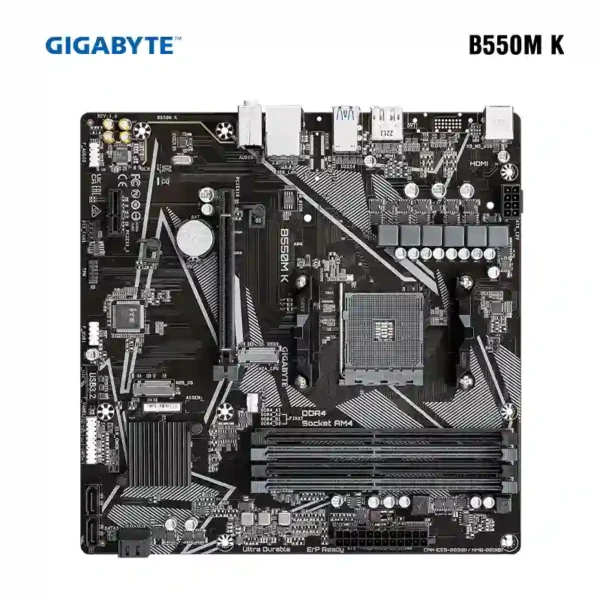 Placa Madre GigaByte B550M K AMD Ryzen DDR4 AM4