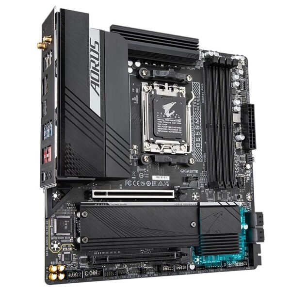 Placa Madre Gigabyte B650M AORUS ELITE AX AMD RYZEN 7000 DDR5 Wi-Fi