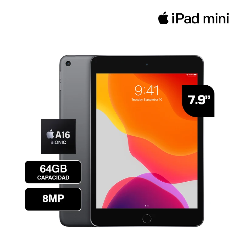 Ipad Mini 5 Wi-Fi 64GB A16 Bionic Pantalla 7.9 - Electro A