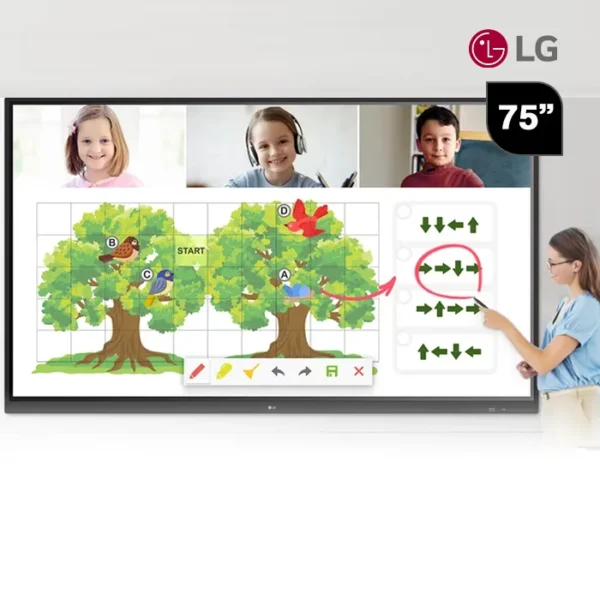 Pizarra Interactiva LG 75TR3DJ 75" UHD IPS Touch (IR)