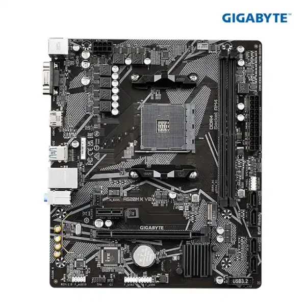 Placa Madre Gigabyte A520M K V2 AMD A520 Socket AM4 Micro ATX