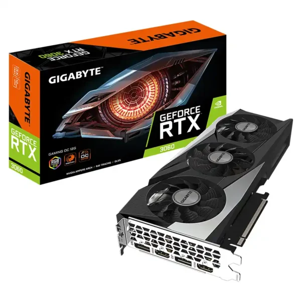 Tarjeta de Video Gigabyte RTX 3060 12GB GDDR6 192-bits Gaming OC