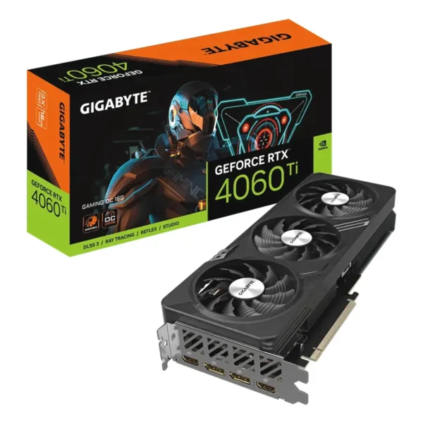 Tarjeta de Video Gigabyte RTX 4060Ti 16GB GDDR6 128-bits Gaming OC