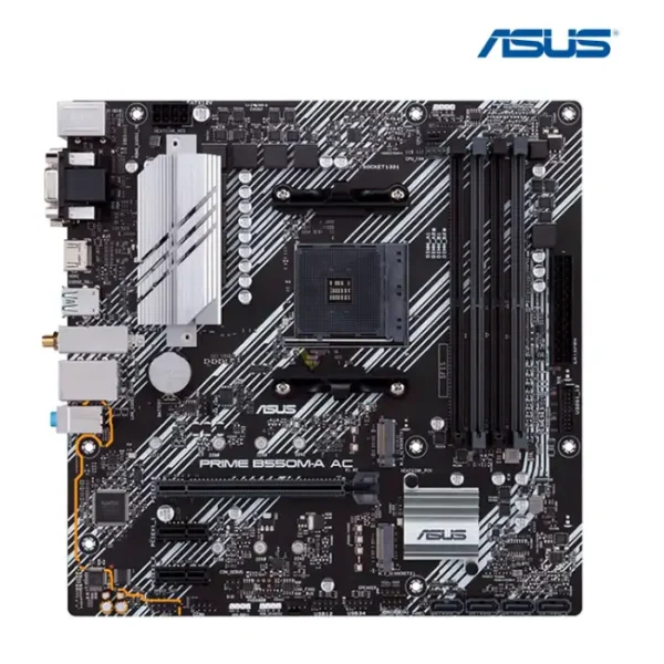 Placa Madre ASUS Prime B550M-A AC AMD Ryzen DDR4 mATX