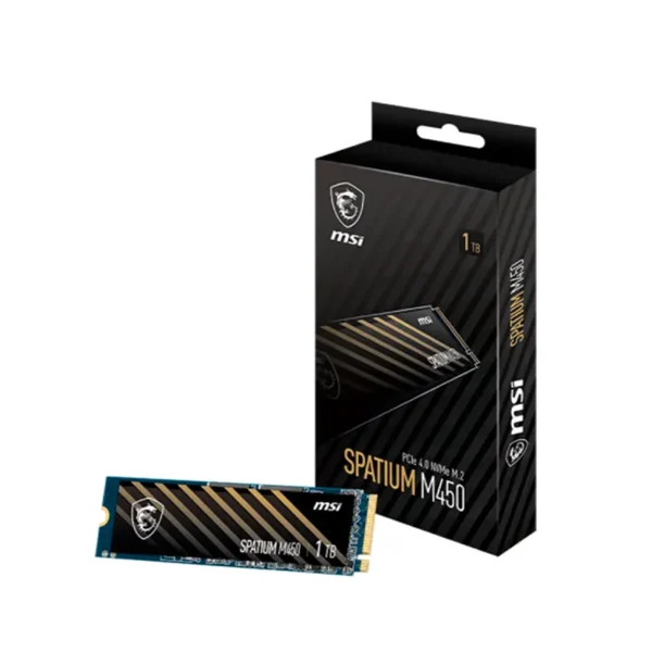 Almacenamiento Sólido SSD 1TB MSI Spatium M450 M.2 NVME PCIe 4.0