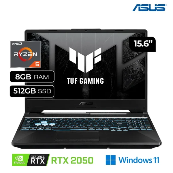 Laptop Asus TUF Gaming FA506N-HN005W Ryzen 5 7535HS 8GB RAM 512GB SSD RTX 2050 4GB 15.6" FHD