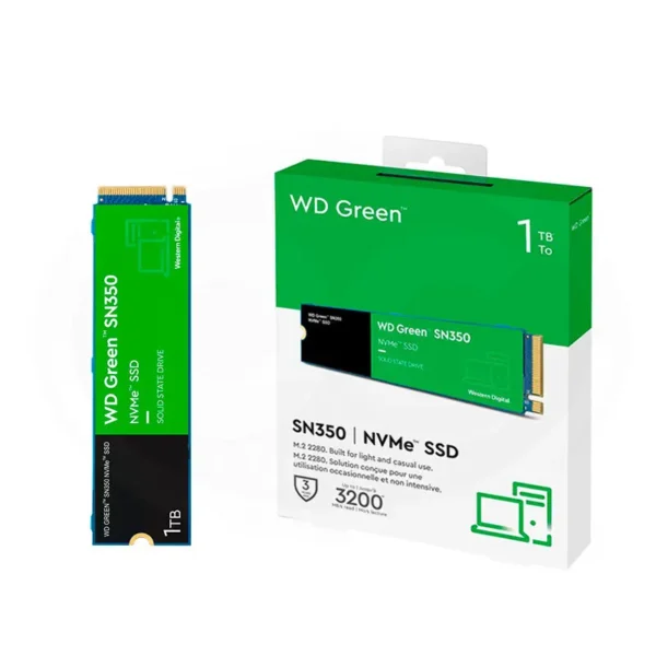 Unidad de estado sólido WD Green SN350 1TB NVMe M.2 2280